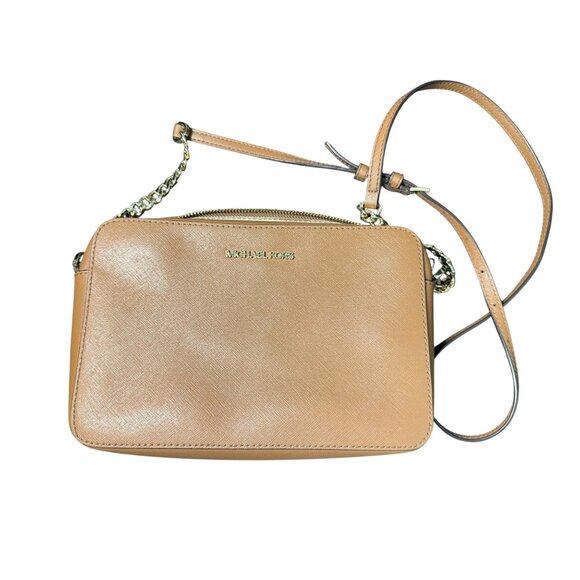 Michael Kors Jet Set Leather Crossbody Bag In Saffiano Leather - Picture 4 of 8